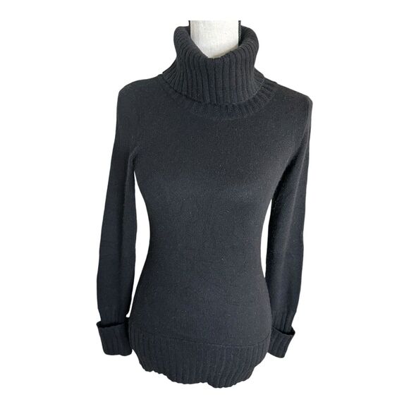 Only Mine Sweaters - Only Mine 100% cashmere Turtleneckneck sweater pullover black‎ minimalis…